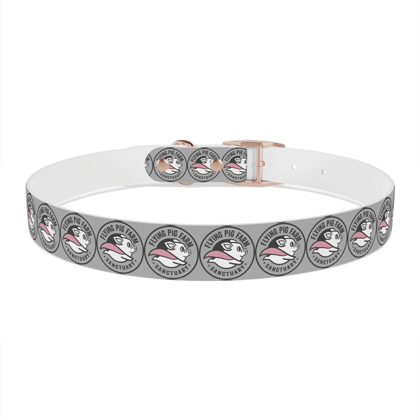 Flying Pig Farm Sanctuary Dog Collar