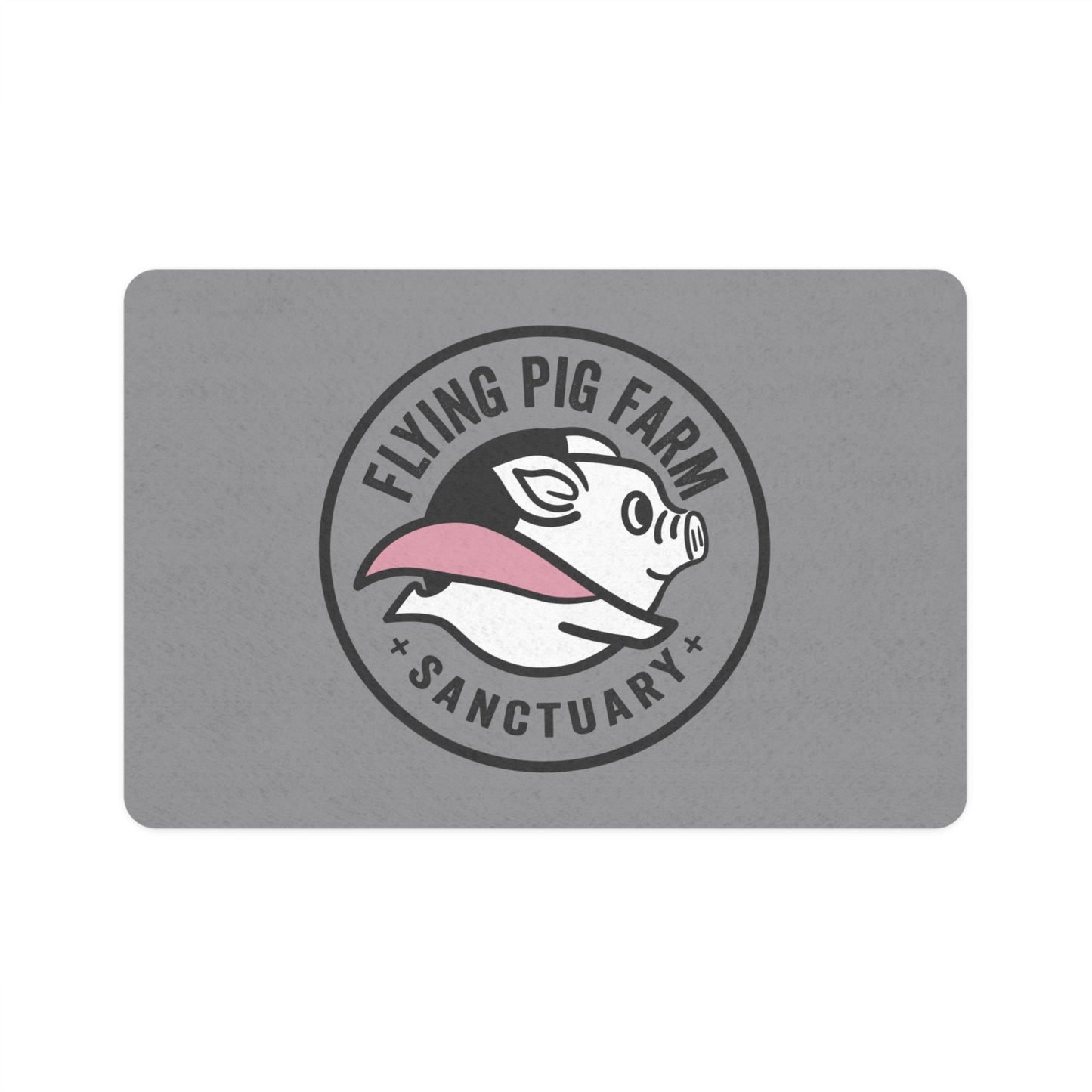 Flying Pig Farm Sanctuary Pet Food Mat