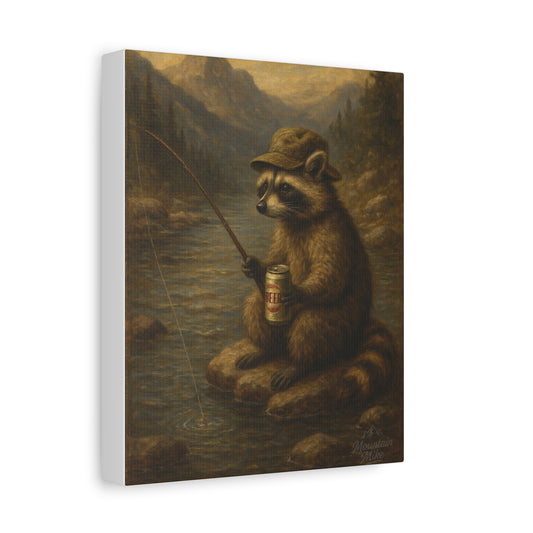 Bandit Fishing Canvas Print